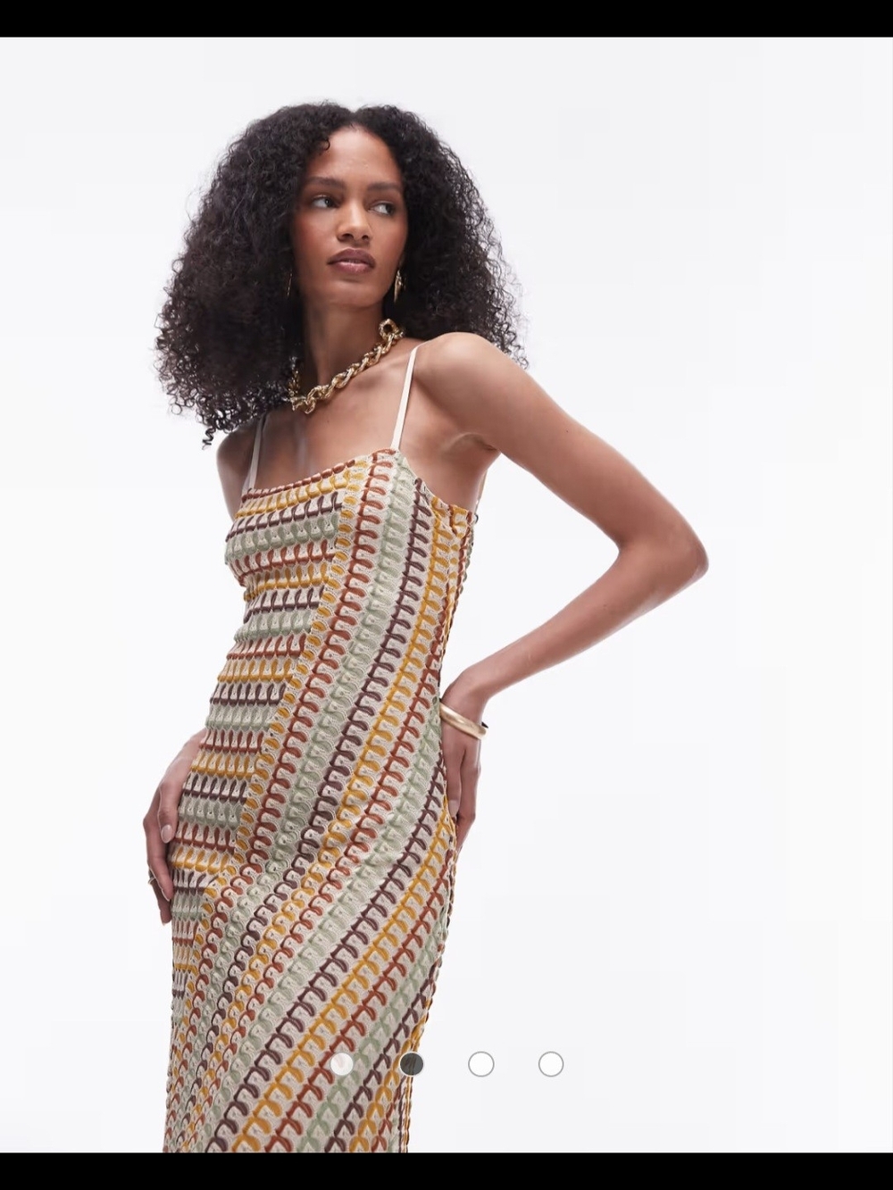 Missoni-inspired knit dress TOPSHOP BRAND